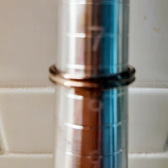 New 925 Sterling Silver Mexican Fire Opal Ring Size 7.5 - Picture 4 of 4